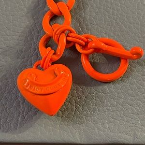 Neon Orange juicy couture bracelet